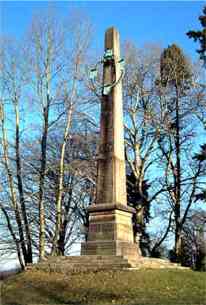Riegrv obelisk na vrchu Gothard 